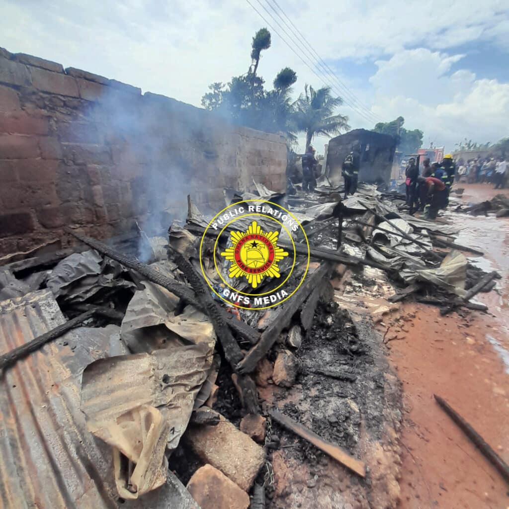 Fire at Madina Riz Junction 1