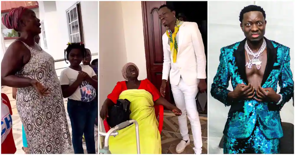 “The resemblance is deep”: Video captures Michael Blackson and his lookalike mom