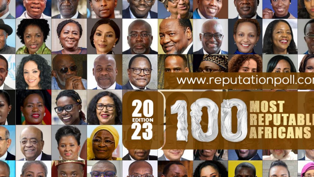 ‘100 Most Reputable Africans’ in 2023 announced