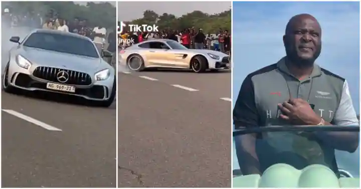 Businessman Ibrahim Mahama displays his love for luxury cars, lavish lifestyle