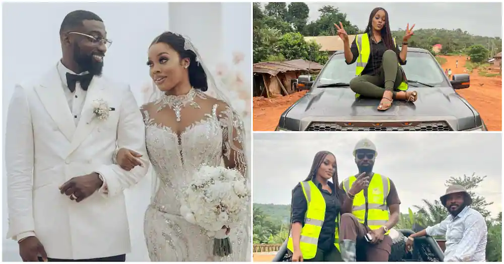 Wife of Kojo Jones, Raychel Jones flaunts pickup truck worth close to ₵1 million