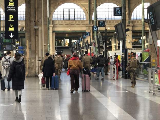 Suspect in the Paris train stabbing identified as Libyan