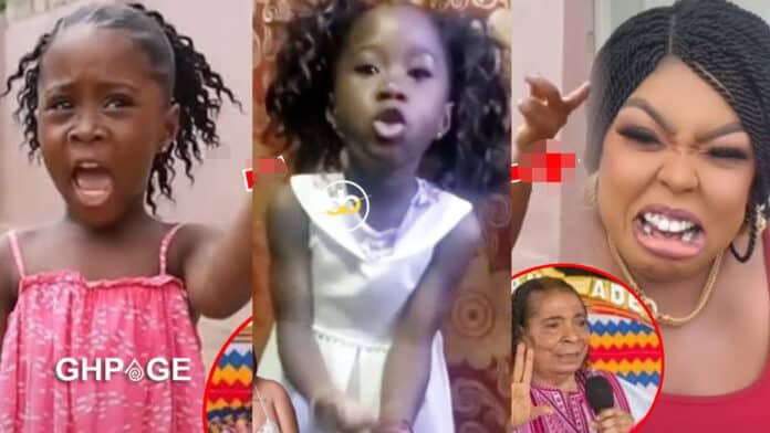 8-yr-old Adobea has apologized for insulting Afia Schwarzenegger in viral video