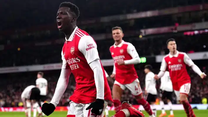 Nketiah nets late winner in Arsenal thriller