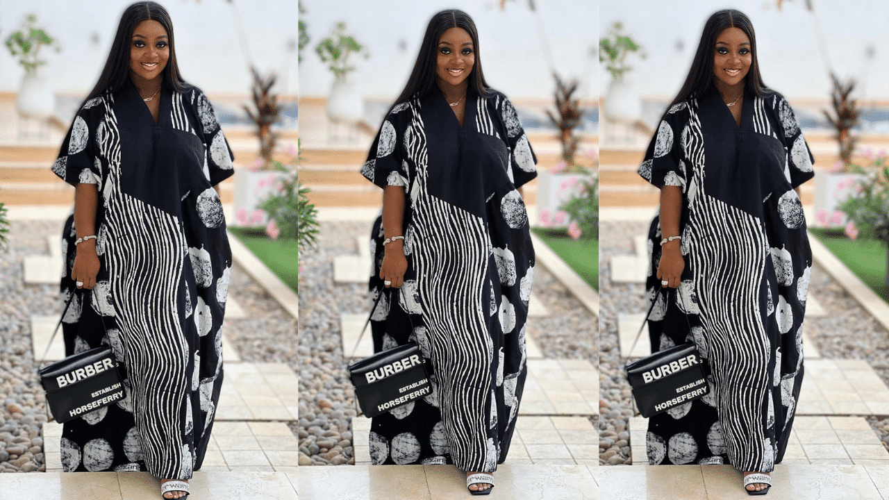 Jackie Appiah flaunts her Ghc 18k Burberry bag