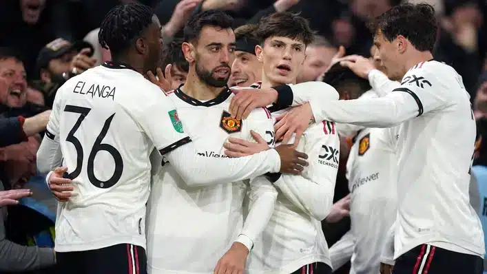 Manchester United march towards final after beating Nottingham