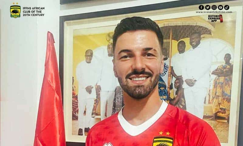 Asante Kotoko signs Brazilian striker Matheus Medieros De Souza