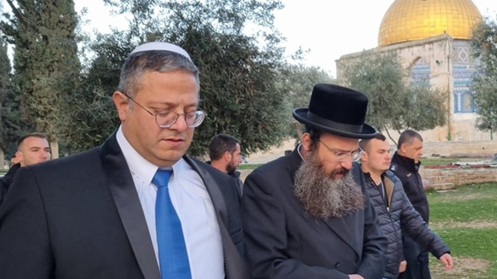 Palestinian anger over holy site visit by far-right Israeli minister