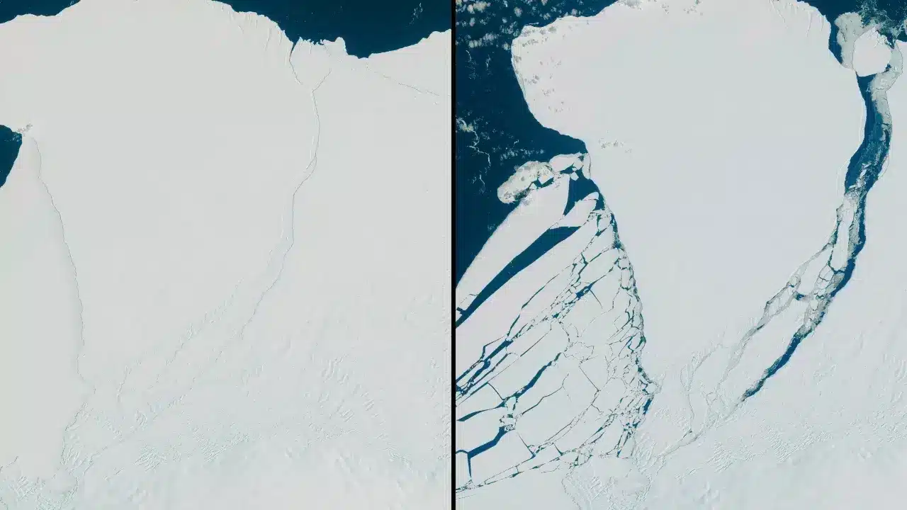 Iceberg larger than London breaks off Antarctica