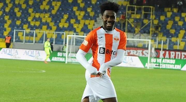 Samuel Tetteh scores 6th goal of the season for Adanaspor in Turkey