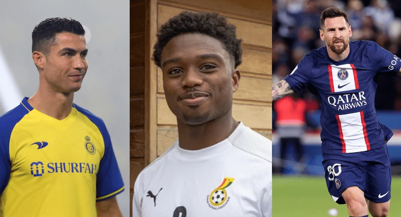 Tariq Lamptey picks both Messi and Ronaldo as his GOATs