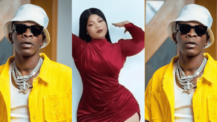 Photos of Shatta Wale’s new curvaceous girlfriend