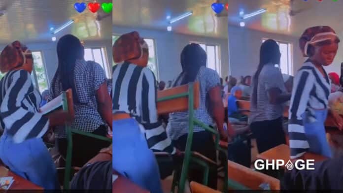 UDS female students fight over chair at lecture hall