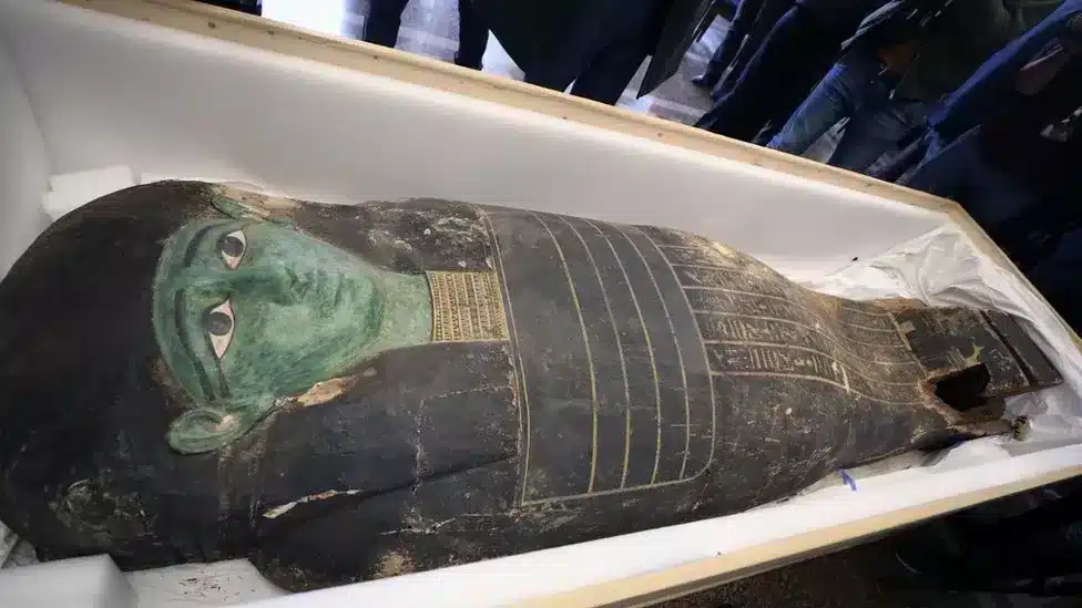 US returns Ancient Egyptian ‘Green Coffin’ to Cairo