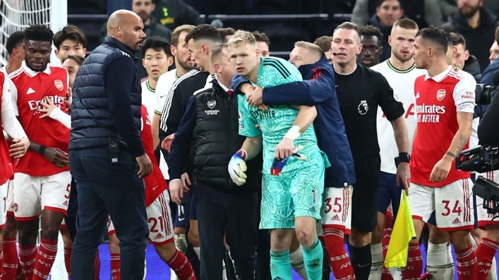 Fan kicking Ramsdale ‘completely unacceptable’, PFA reacts