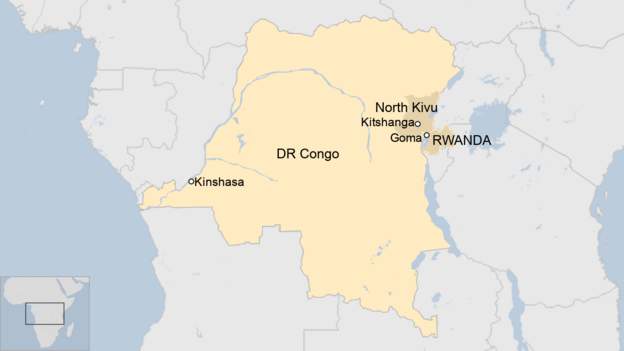 Rebels claim capture of key town in eastern DR Congo