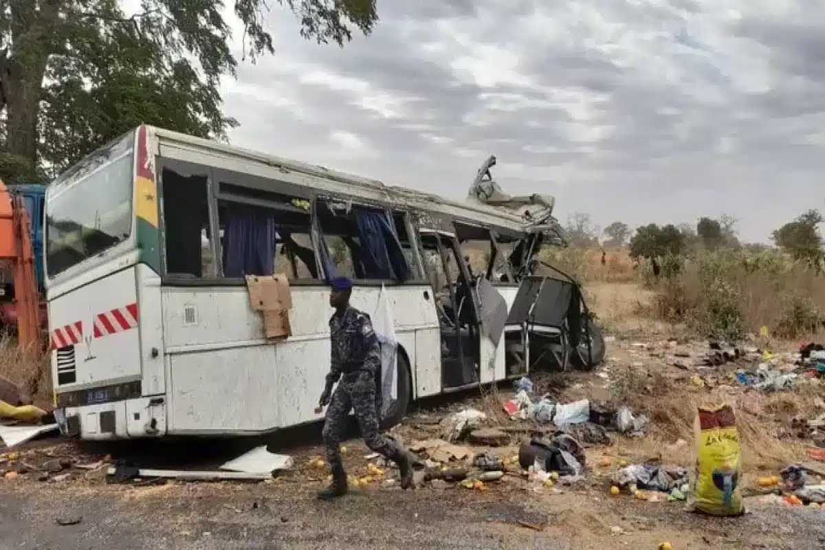 More than 19 dead in Senegal bus-truck collision