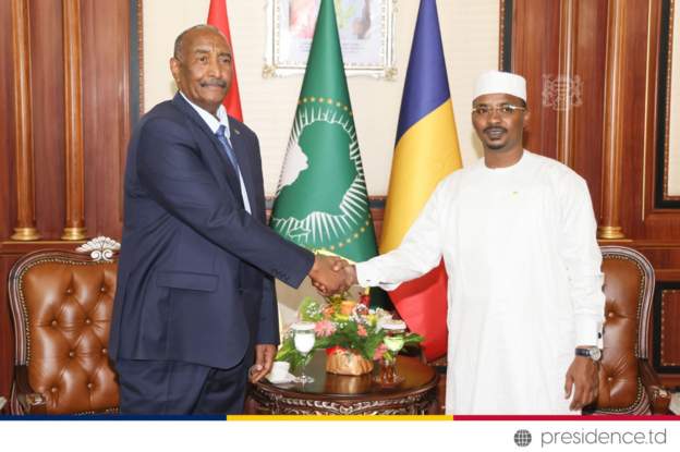 Leader of Sudan, Burhan visits Chad to boost ties