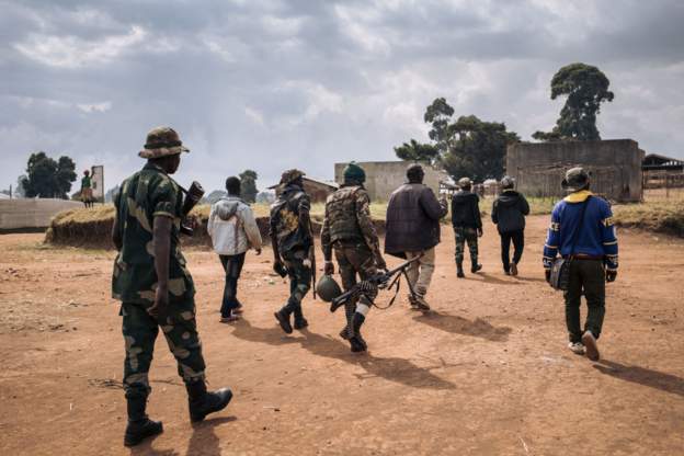 Mass graves discovered in east Congo by UN peacekeepers.