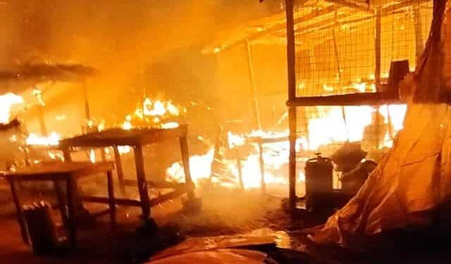 Ashanti Region: Four shops destroyed by fire at Sofoline