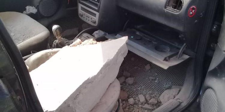 Alleged drunk G-Wagon driver breaks into fence wall at Batsona