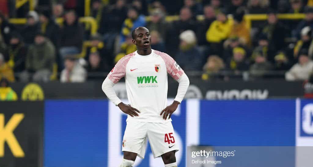 Kelvin Yeboah makes first appearance for FC Augsburg against Dortmund