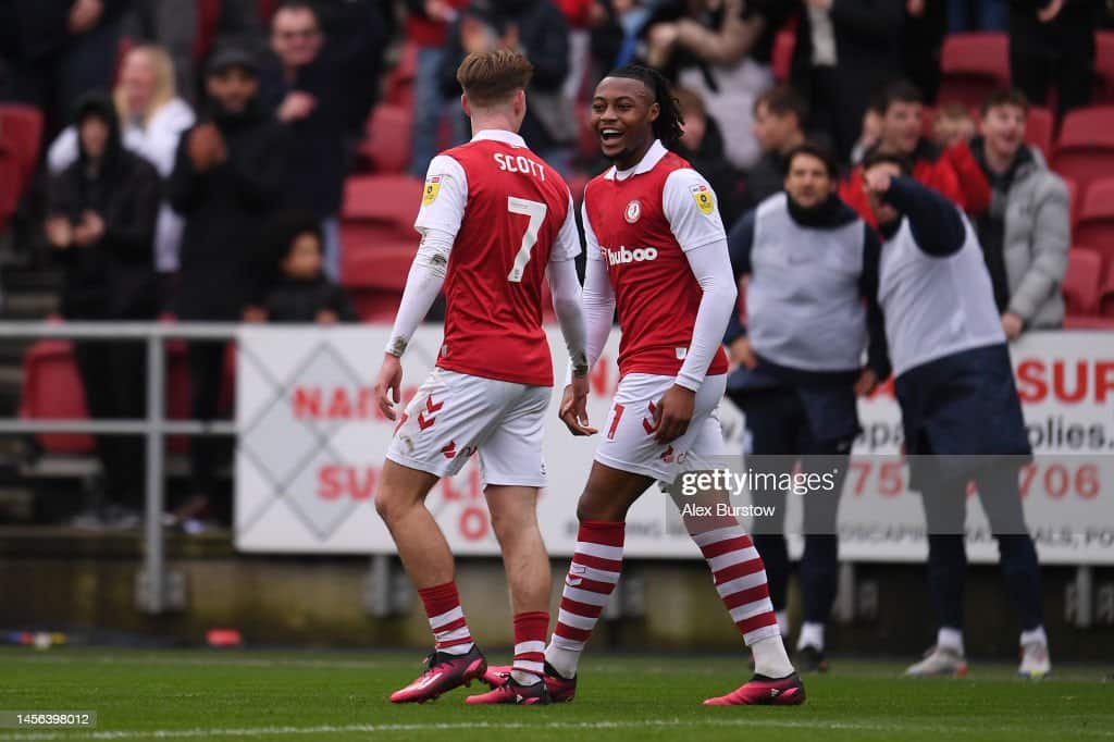VIDEO: Watch Antoine Semenyo’s timely finish for Bristol City in 4-2 win over Birmingham City
