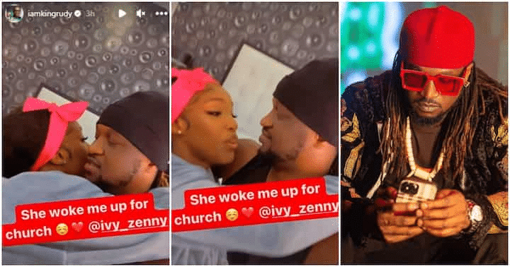 “U are deceiving yourself”: Social media users react as Paul Okoye shares sweet moment with his lover