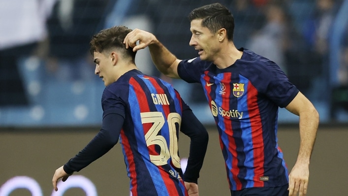 Xavi wins first major trophy with Blaugrana