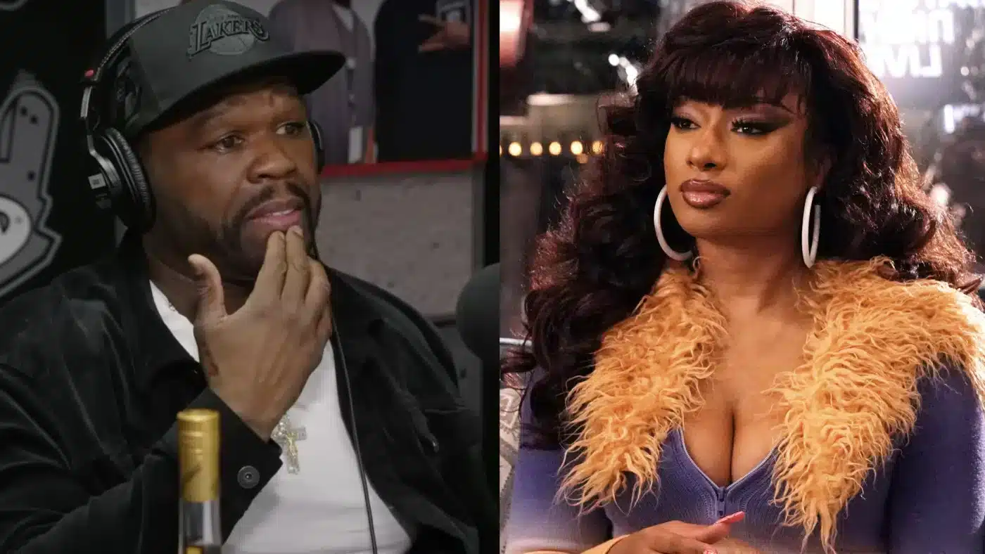 50 Cent apologizes to Megan Thee Stallion for sharing Jussie Smollett Meme about Tory Lanez shooting trial