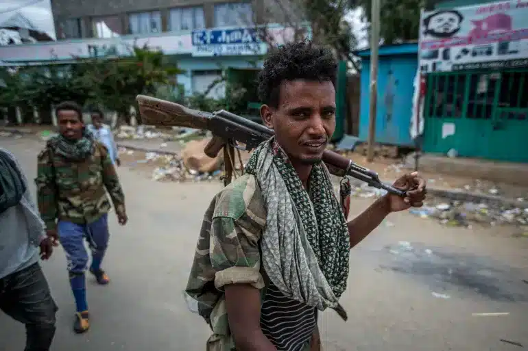 Tigrayan rebels in Ethiopia have begun handing over heavy weapons