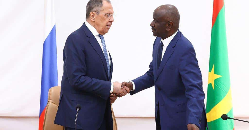 Sergei Lavrov meets with Mauritanian President Mohamed Ould Ghazouani
