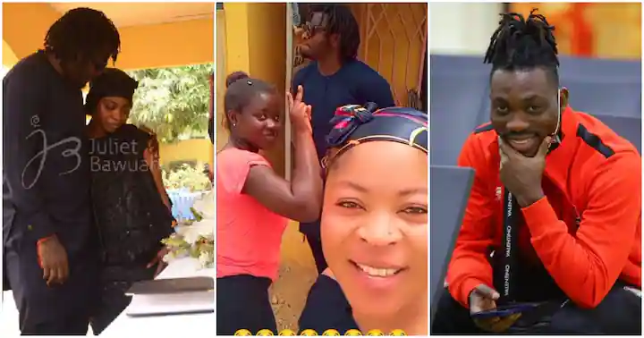 Ladies happily take videos of Muntari whiles grieving