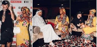 DJ Cuppy, fiancé visit Dubai billionaire who named a lion cub after her