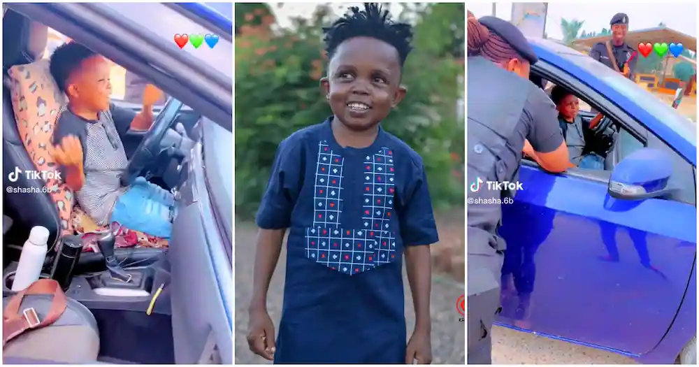Don Little gets stopped by GH police whiles driving; peeps react