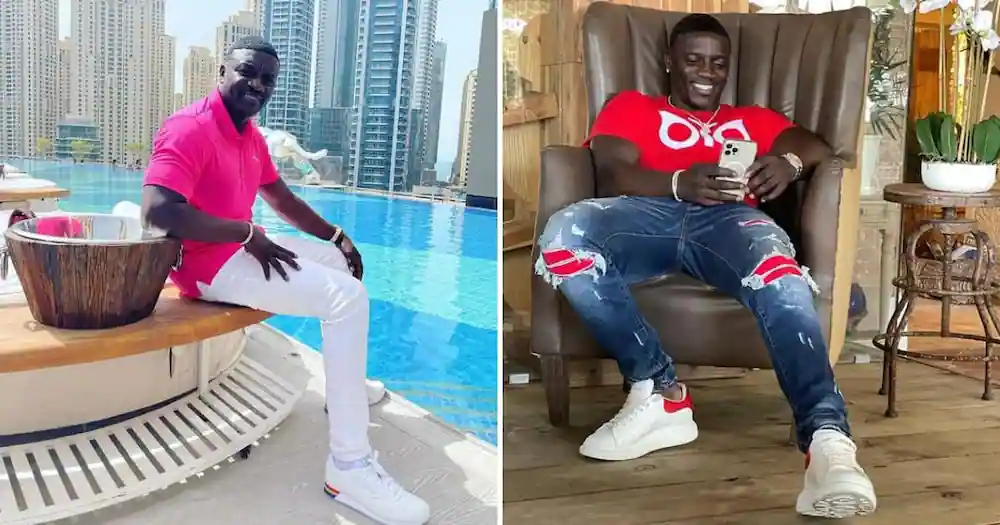 Netizens troll Akon for his strange haircut while posing with Ja Rule
