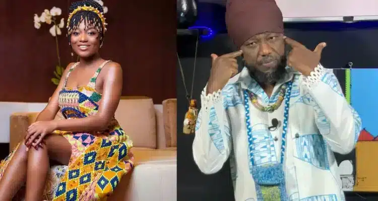 Efya denies knowing Blakk Rasta during an interview