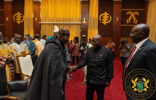 Death of Yagbonwura officially announced to Akufo-Addo