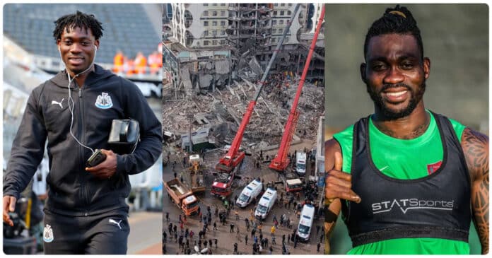 What celebrities are saying about news of Christian Atsu trapped in Turkey earthquake