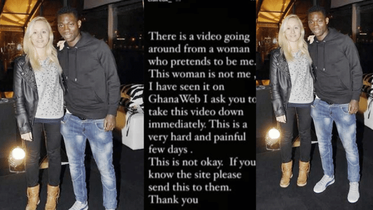Stop reporting stories of woman impersonating me – Christian Atsu’s wife warns GH media outlets
