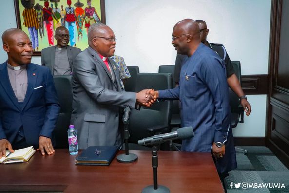 EP Church leaders visit Bawumia at Jubilee House