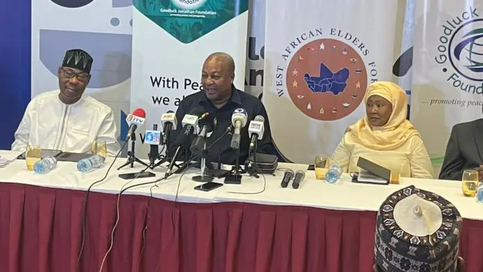 Mahama heads WAEF to monitor Nigeria elections