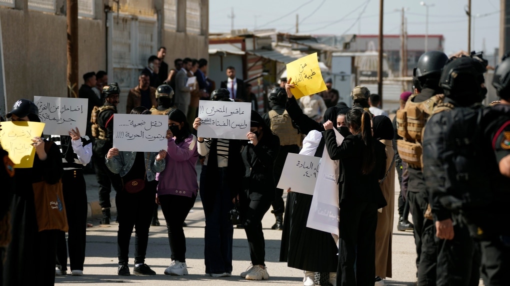 Iraqis protest father’s murder of YouTube star