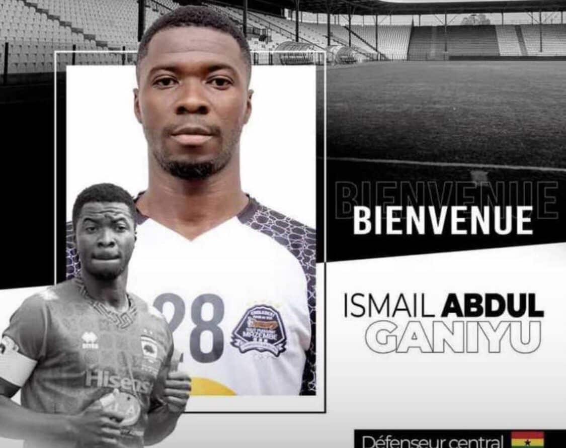 TP Mazembe sign Ghana defender Ismail Ganiu