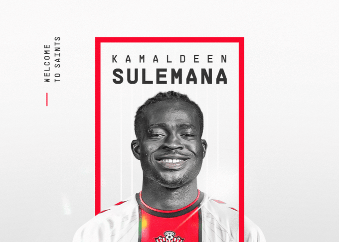 Kamaldeen Sulemana becomes second Ghanaian player to join Southampton