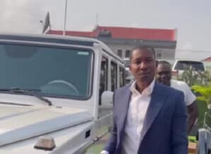 Watch how Kenpong arrived at Despite’s birthday party in his  G-Wagon