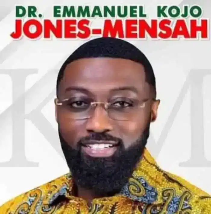 Kojo Jones Mensah stands for MP at Keta constituency on the ticket of NDC