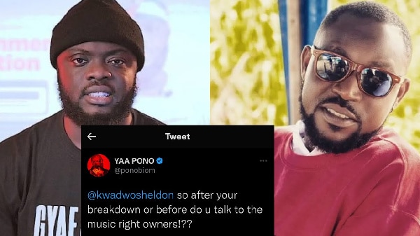 Focus on your songs and let me take my platform- Kwadwo Sheldon jabs Yaa Pono