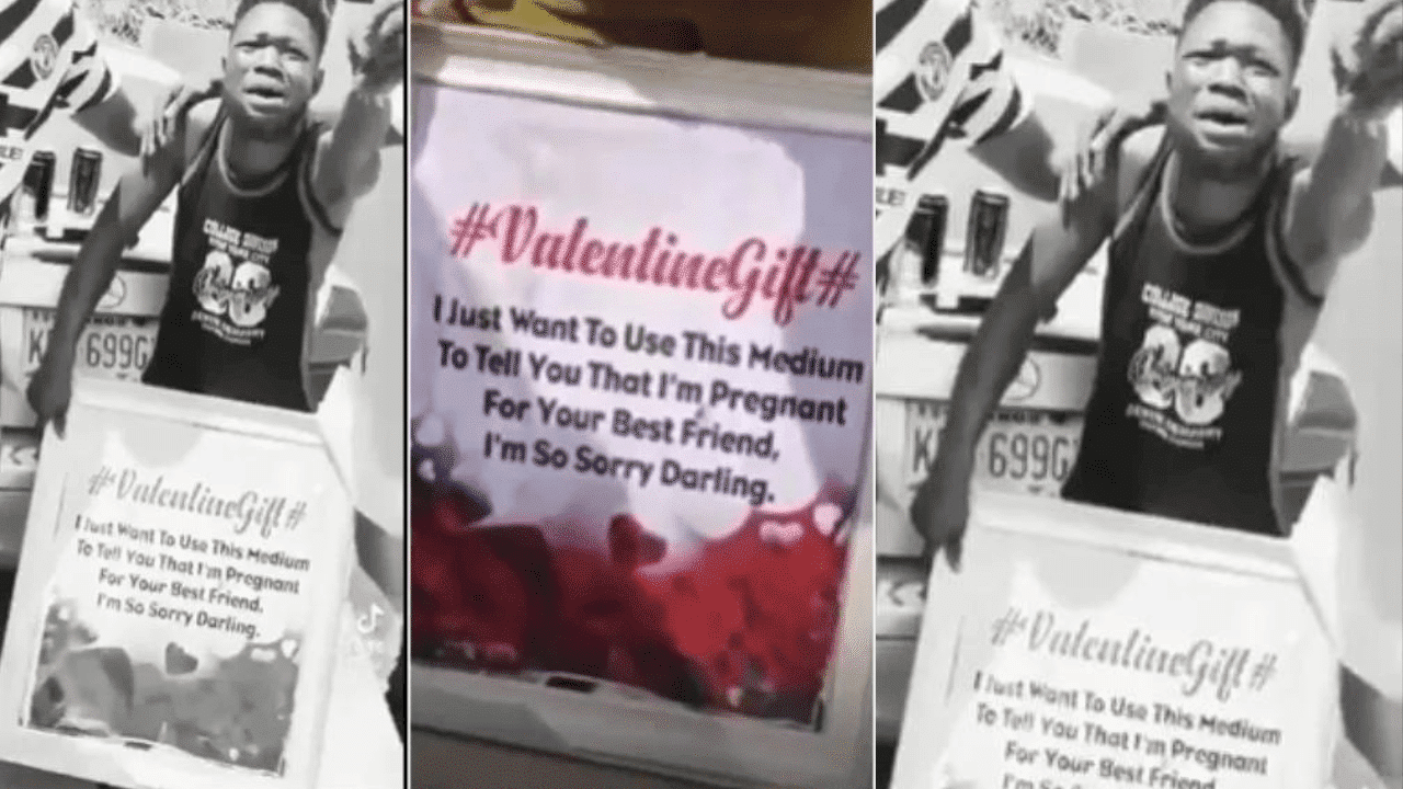 Lady reveals she’s pregnant for her bestfriend as she breaks up with her boyfriend