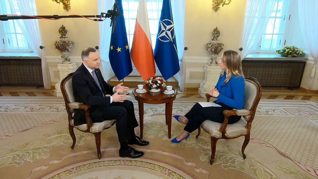 Poland decision to send jets to Ukraine ‘not easy’ says Poland’s Andrzej Duda